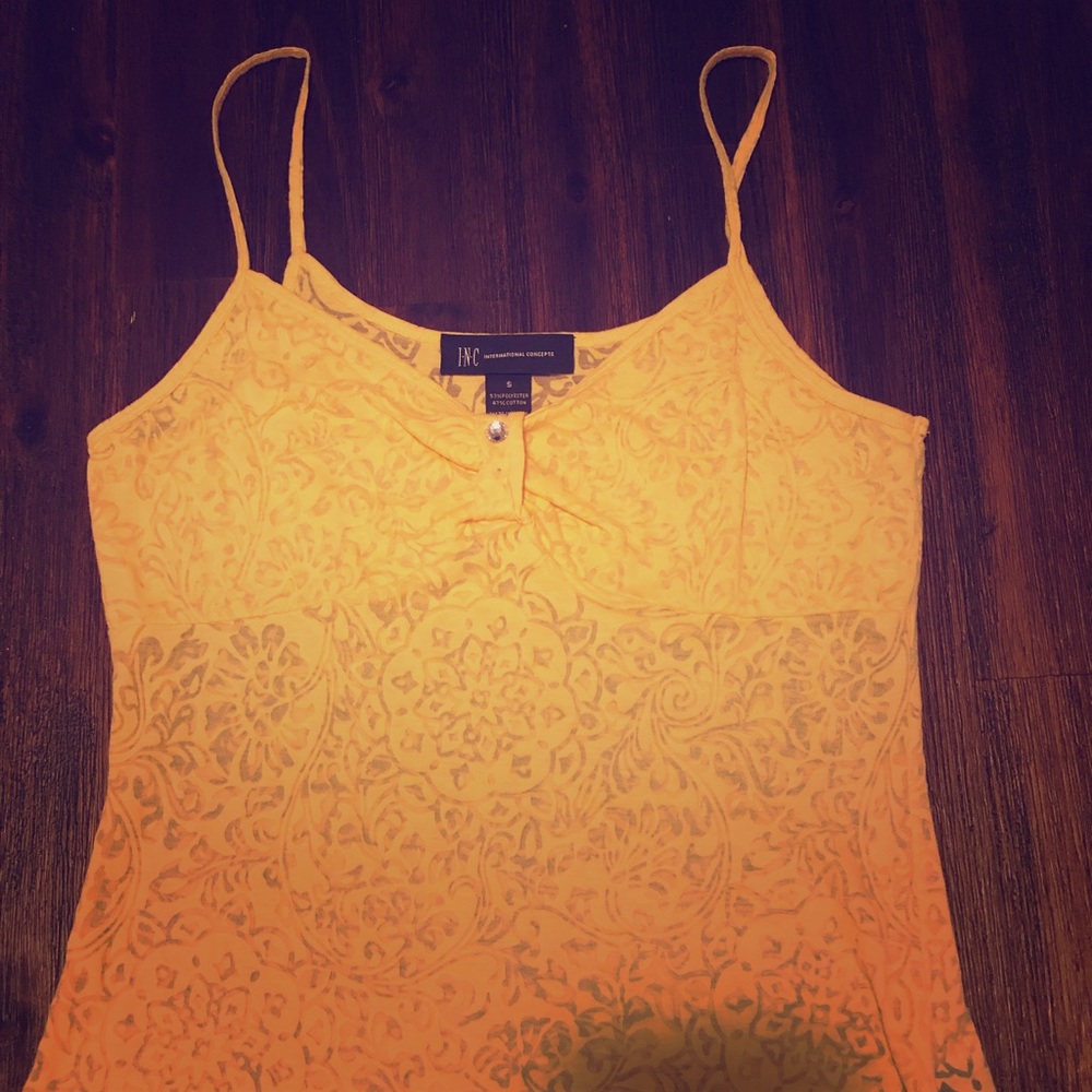 INC Sheer tank top
